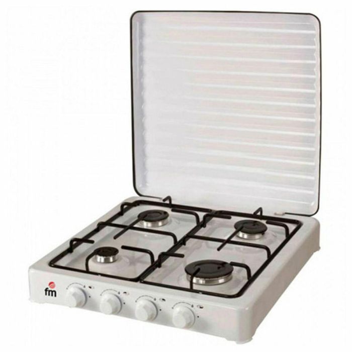 HORNILLO FM HG-400 - 4 QUEMADORES - GAS BUTANO/PROPANO - PARRILLA Y QUEMADOR DESMONTABLES - ACABADO EN ESMALTE VITRIFICADO - 510*510*120MM HORNILLO FM HG-400 - 4 QUEMADORES - GAS BUTANO/PROPANO - PARRILLA Y QUEMADOR DESMONTABLES - ACABADO EN ESMALTE VITRIFICADO - 510*510*120MM