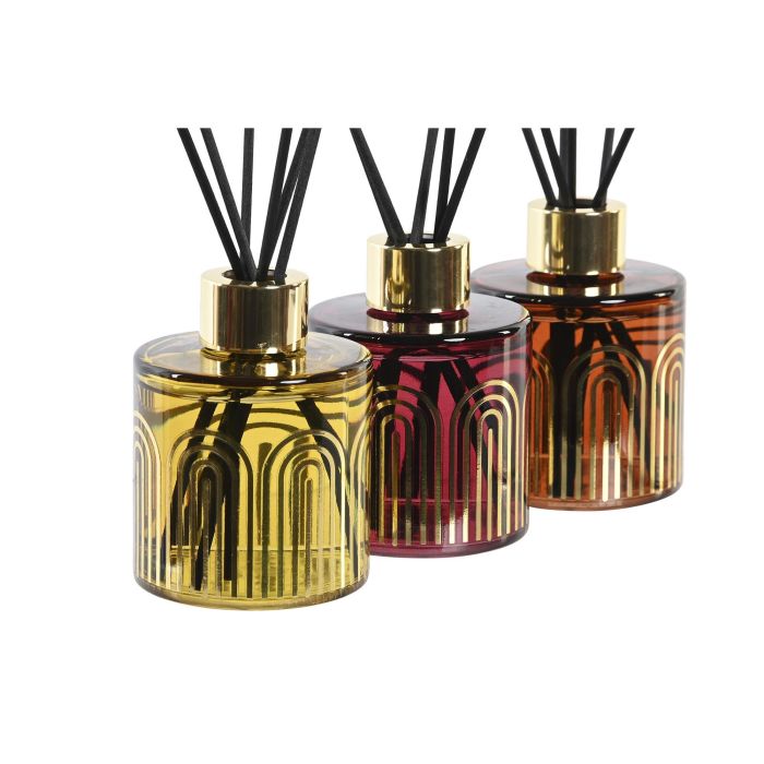 DKD Home Decor Ambientador Mikado Marron Burdeos 6 x 24 x 6 cm (3 Unidades) 2 DKD Home Decor Ambientador Mikado Marron Burdeos 6 x 24 x 6 cm (3 Unidades) 2