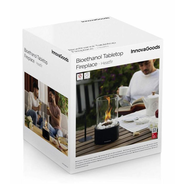 Chimenea de Mesa de Bioetanol Decorativa Heatfir InnovaGoods 2 Chimenea de Mesa de Bioetanol Decorativa Heatfir InnovaGoods 2