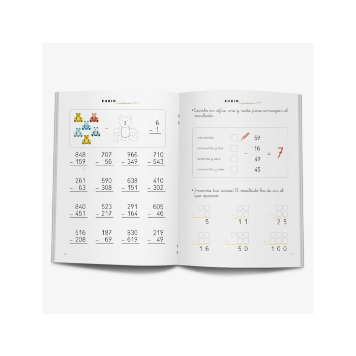 Rubio Cuaderno problemas nº 2a para el desarrollo intelectual del alumno Complementa y potencia las enseñanzas de los centros educativos 1