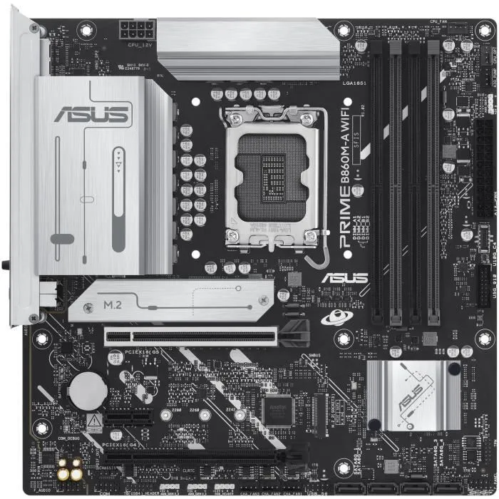 Asus Placa Base Prime B860M-A WiFi Socket 1851 DDR5 PCIe 5.0 Micro ATX 1