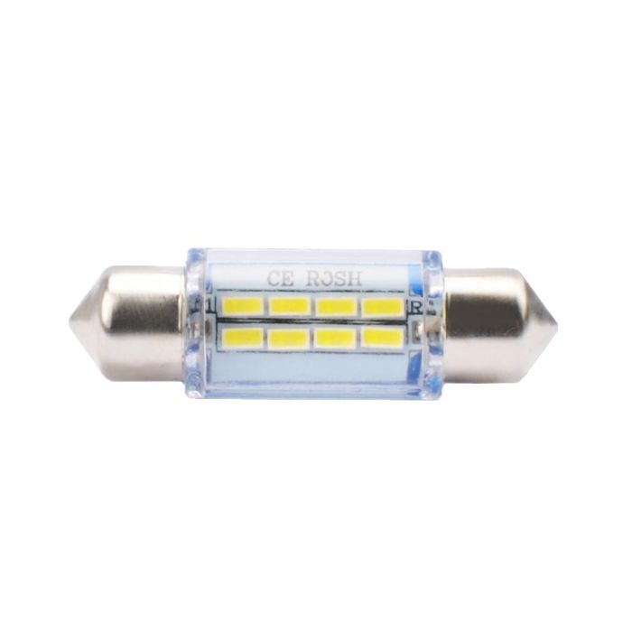 Blister 2X Led L085 W - C5 W 36 mm 8XSmd3014 Blanco MTECLB085W 2 Blister 2X Led L085 W - C5 W 36 mm 8XSmd3014 Blanco MTECLB085W 2