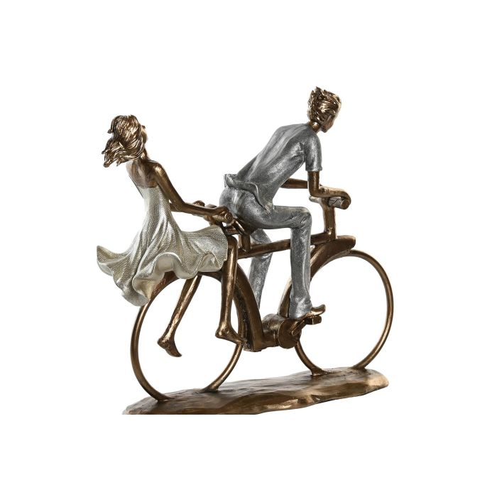 DKD Home Decor Figura Decorativa Resina Rosa Blanco 9.5 x 23 x 27 cm (2 Unidades) 2