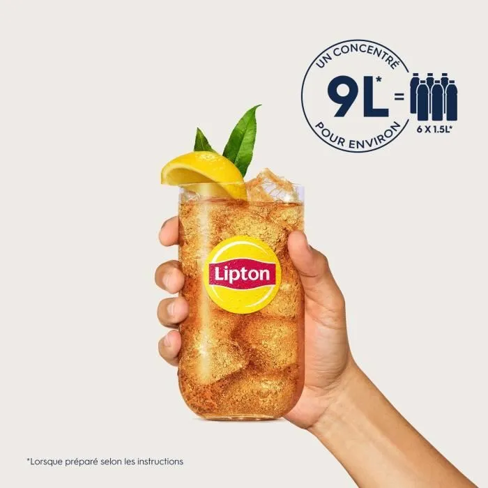 Sodastream Concentrados Lipton Ice Tea - Pack 6 Botellas (440 ml cada una) - Hasta 54L de Bebidas 3