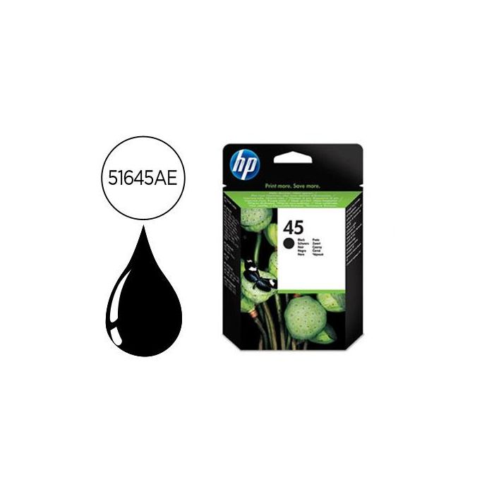 Hp Tinta Negro Deskjet 710-720-750-815-820-850-870-880-895 - Nº45