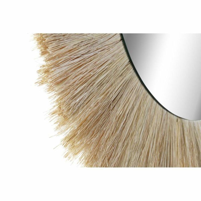 Espejo de pared DKD Home Decor Natural Flecos Bali 70 x 3 x 58 cm (58 Piezas) 1