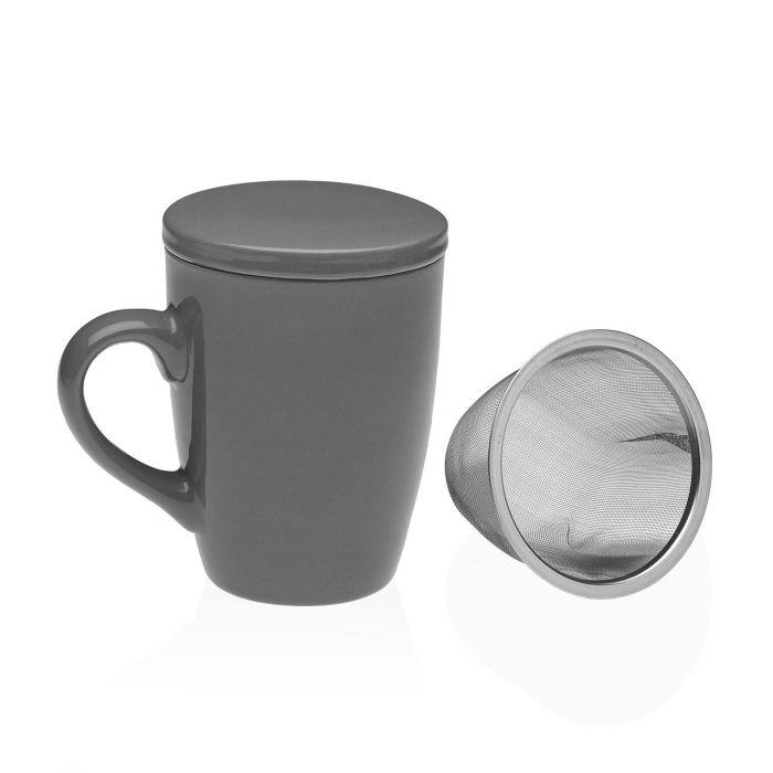 Taza Infusion Gris Versa 8X10CM (6 Unidades) Taza Infusion Gris Versa 8X10CM (6 Unidades)