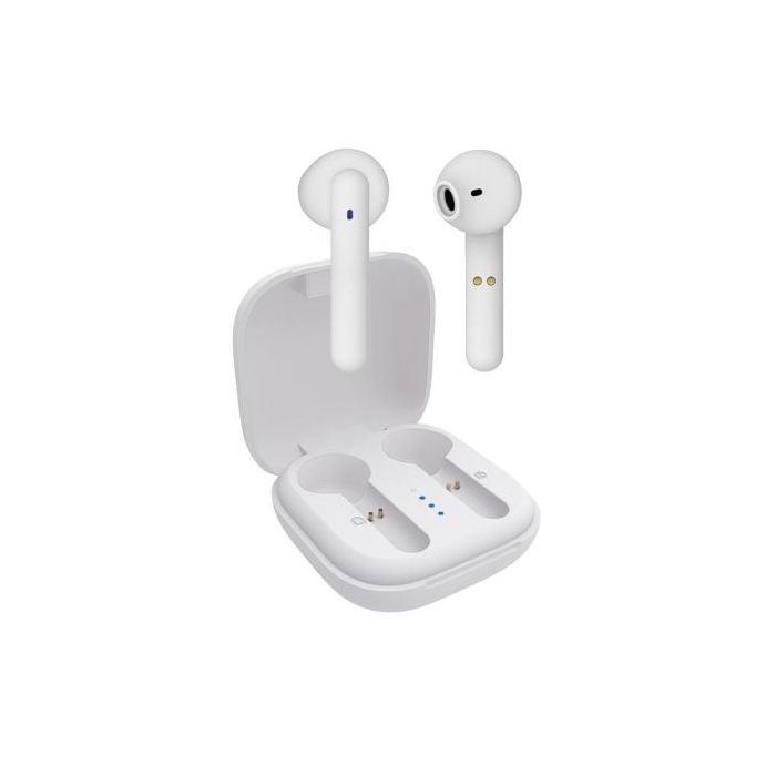 Auriculares Bluetooth Vivanco Urban Pair con estuche de carga/ Autonomía 4h/ Blancos