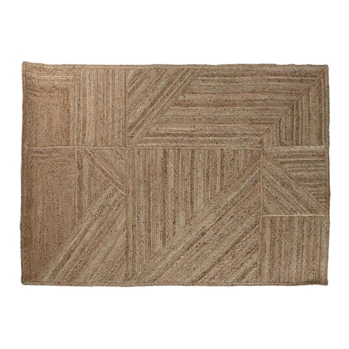 DKD Home Decor Alfombra Boho de Yute Natural Antideslizante 230 x 160 cm