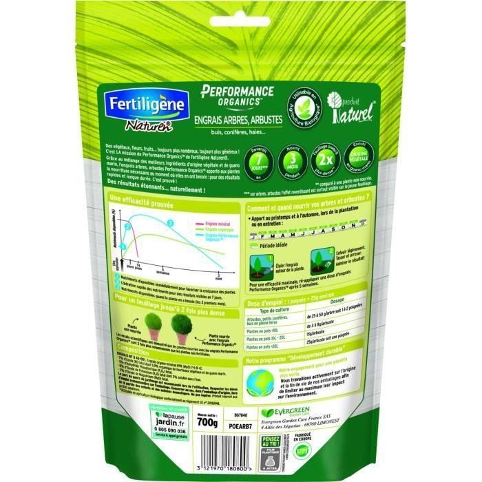Fertiligene Fertilizante para Árboles, Arbustos, Boj y Coníferas 700g 1