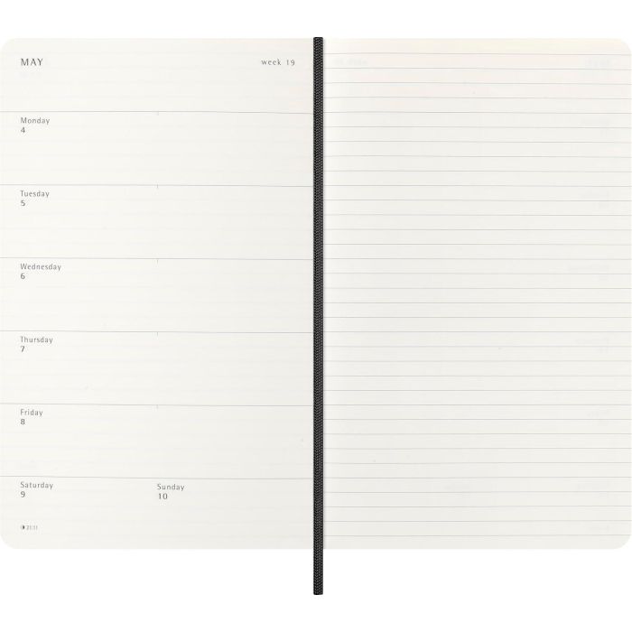 Agenda 2026 Tapa Blanda 12 Meses Semanal L (13 X 21 Cm) Negra Moleskine Dsb12Wn3Y26 4