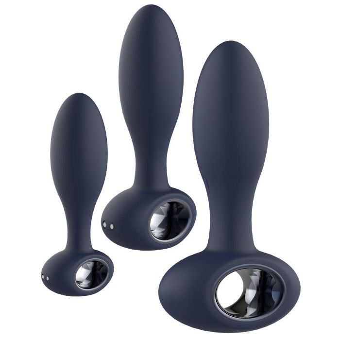Plug Anal Dream Toys STARTROOPERS Azul 3 Piezas 10 Plug Anal Dream Toys STARTROOPERS Azul 3 Piezas 10