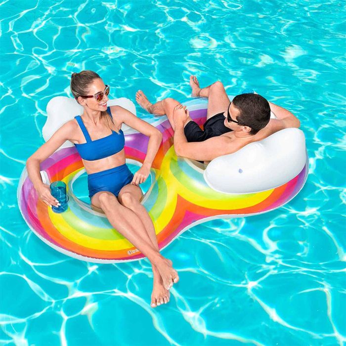 Bestway Rueda Hinchable con Asas y Respaldo 186x116 cm Playa y Piscina 43648 15