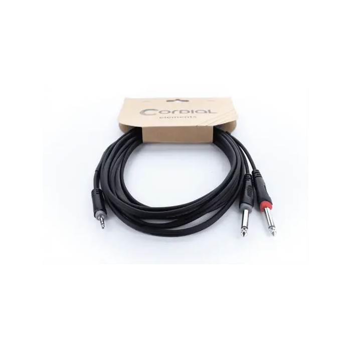 Cordial Cable Y Mini-Jack Estéreo / 2 Jacks Mono 3 Metros 2 Cordial Cable Y Mini-Jack Estéreo / 2 Jacks Mono 3 Metros 2