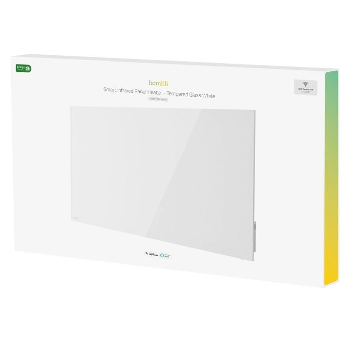 Hombli smartes Infrarot Glas Heizpanel 2024 600W weiß 4 Hombli smartes Infrarot Glas Heizpanel 2024 600W weiß 4