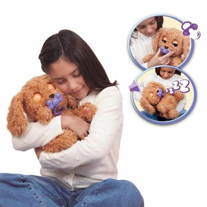 Peluche cachorro baby paw labrador interactivo con más de 15 sonidos y reacciones y 7 funciones ¡su barriguita se mueve cuando respira! 20x29x13 cm 2