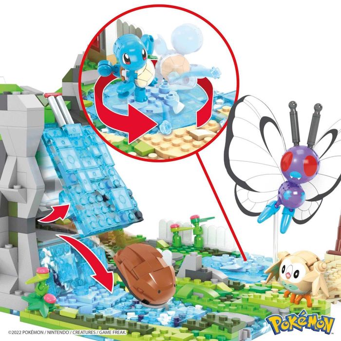 Mega Bloks Pokemon Expedición Jungla HHN61 Set de Construcción con 4 Personajes y 1350 Piezas +8 Años 2