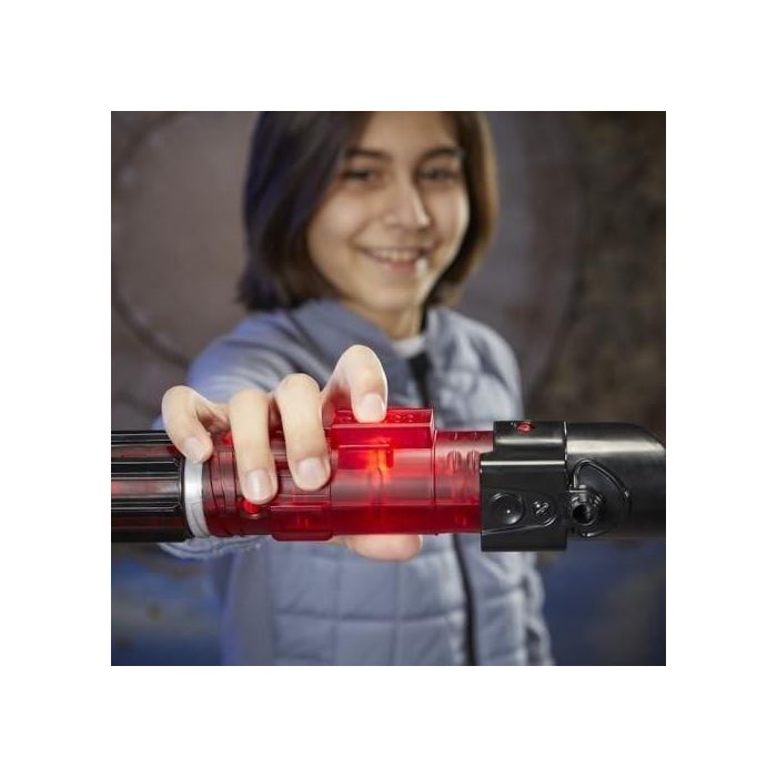 Hasbro HAS5010996202352 Sable de luz electrónico Darth Vader, Star Wars Lightsaber Forge Kyber Core, Juguete niños 4 años 4