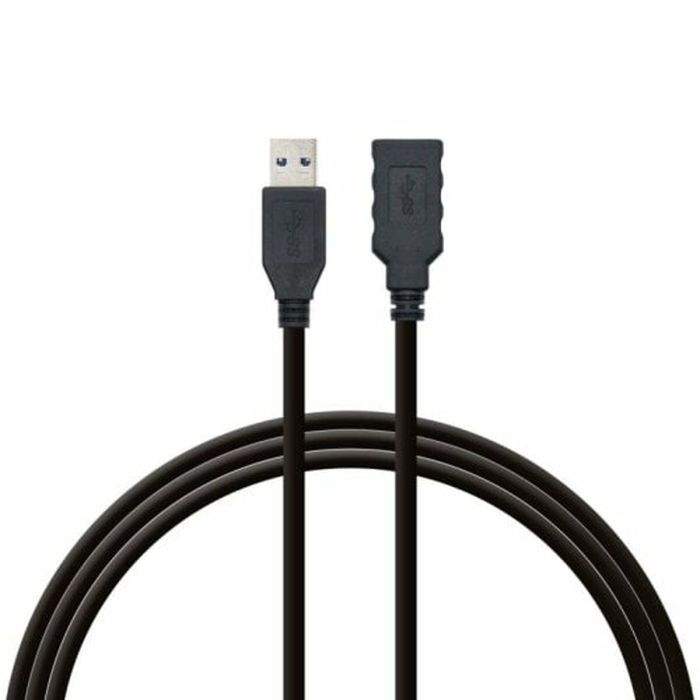 Cable USB PcCom Negro 3 m 2