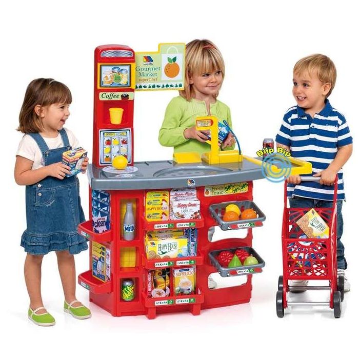 Supermercado con 20 accesorios y carrito de la compra. scanner con sonido.103 cm 9 Supermercado con 20 accesorios y carrito de la compra. scanner con sonido.103 cm 9