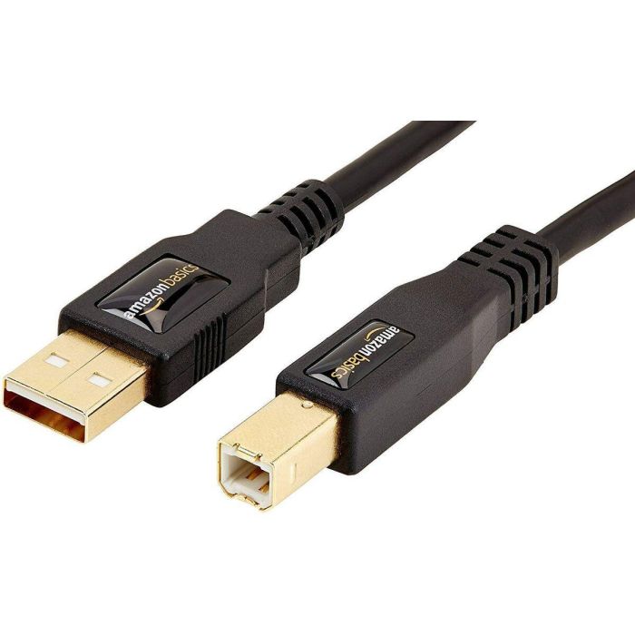 Cable USB A a USB B Amazon Basics PC045 4,8 m (Reacondicionado A+) Cable USB A a USB B Amazon Basics PC045 4,8 m (Reacondicionado A+)