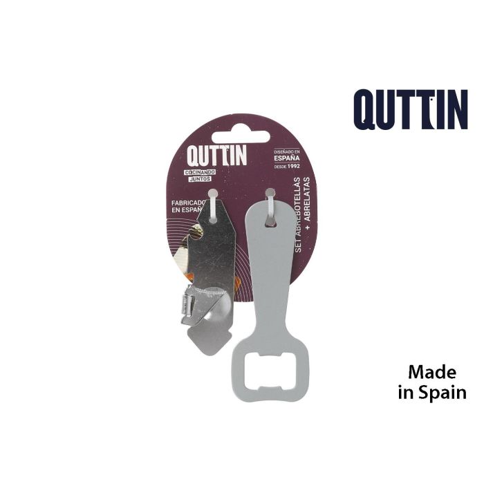 Set Abrelatas 8 cm + Abrebotellas 10.5 cm Qutt - Inde (24 Cajas) Set Abrelatas 8 cm + Abrebotellas 10.5 cm Qutt - Inde (24 Cajas)