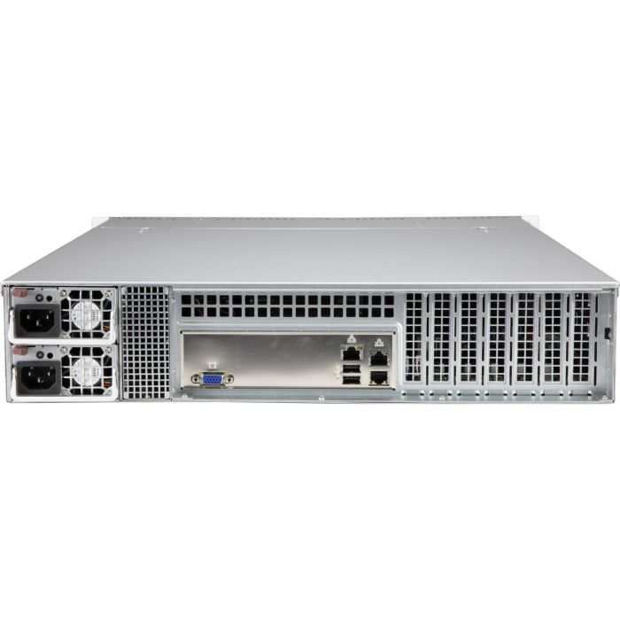Supermicro CSE-LA25TQC-R609LP OEM Chasis Rack Servidor 2U, 8 Bahías 3.5" Hot-Swap, Negro, ATX/EATX, Fuente 600W 1