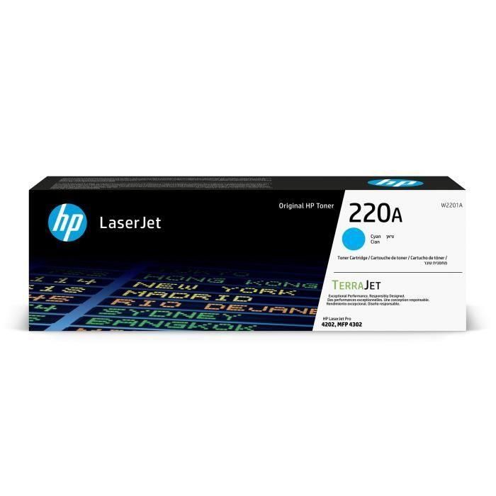 Hp Toner Cian Laserjet Pro 4202De, 4202Dn, 4202Dw, 4202Dwe, 4302Dw, 4302Dwe, 4302Fdn - 220A Hp Toner Cian Laserjet Pro 4202De, 4202Dn, 4202Dw, 4202Dwe, 4302Dw, 4302Dwe, 4302Fdn - 220A