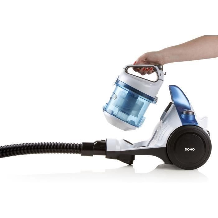 Aspiradora sin bolsa DOMO DO7286S - 2 L - AAA - 700 W - Sistema ciclónico - Filtro HEPA H12 1 Aspiradora sin bolsa DOMO DO7286S - 2 L - AAA - 700 W - Sistema ciclónico - Filtro HEPA H12 1