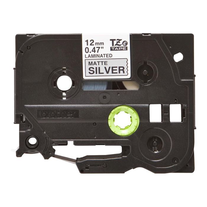 Brother TZE-M931 Cinta de Etiquetar Negro sobre Plata, TZe Laminada, 1.2 cm 1 Brother TZE-M931 Cinta de Etiquetar Negro sobre Plata, TZe Laminada, 1.2 cm 1
