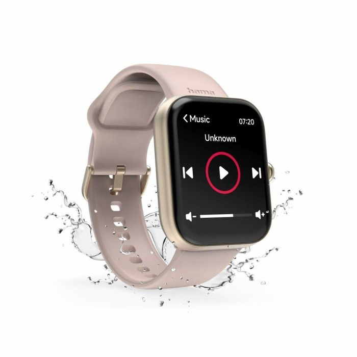 Smartwatch Hama 00178615 FIT WATCH 5000 Rosa Rosa Dorado 1,65" 3 Smartwatch Hama 00178615 FIT WATCH 5000 Rosa Rosa Dorado 1,65" 3