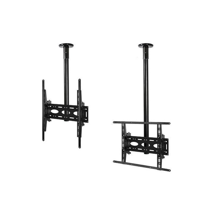 B-Tech BT8424 Soporte Techo Universal Pantalla Plana Inclinable 1m 39"-65" hasta 50kg VESA 600x400 Negro 3