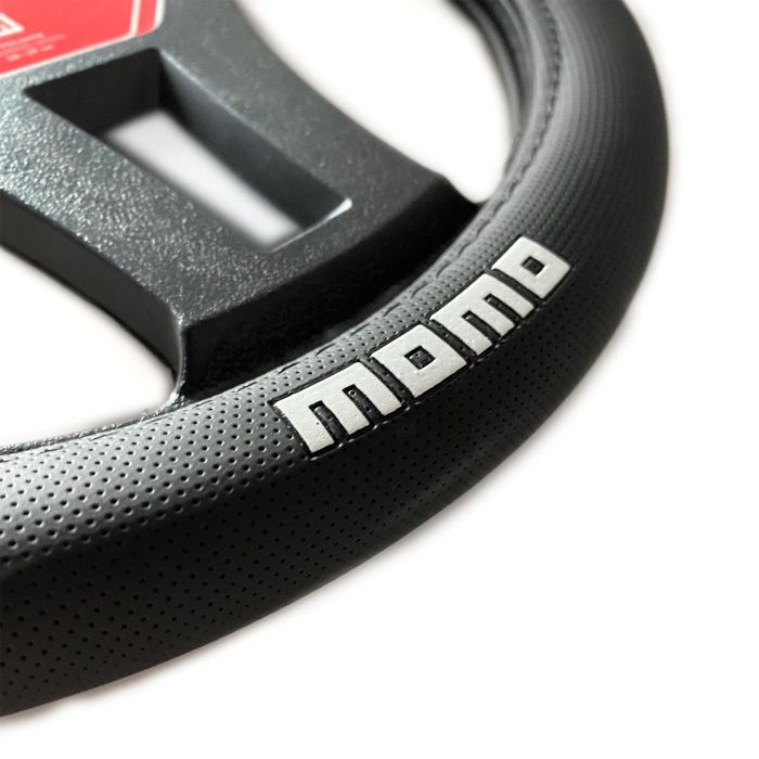 Funda Volante Momo Supergrip Universal Negro Y Gris 38-39 cm MOMLSWC014BG 5 Funda Volante Momo Supergrip Universal Negro Y Gris 38-39 cm MOMLSWC014BG 5