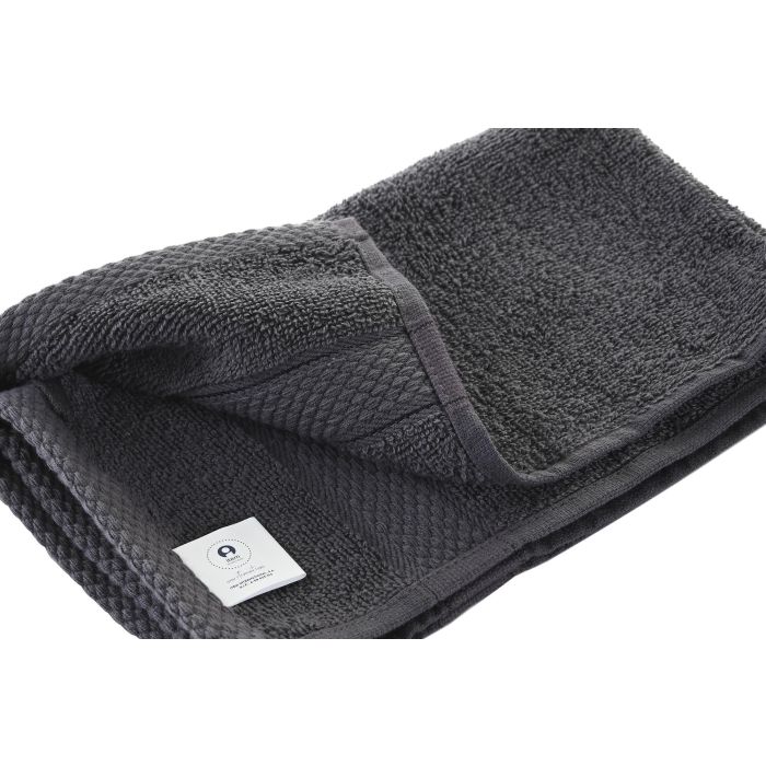 Toalla Basicos DKD Home Decor Gris Oscuro 50 x 1 x 30 cm (6 Unidades) 2 Toalla Basicos DKD Home Decor Gris Oscuro 50 x 1 x 30 cm (6 Unidades) 2