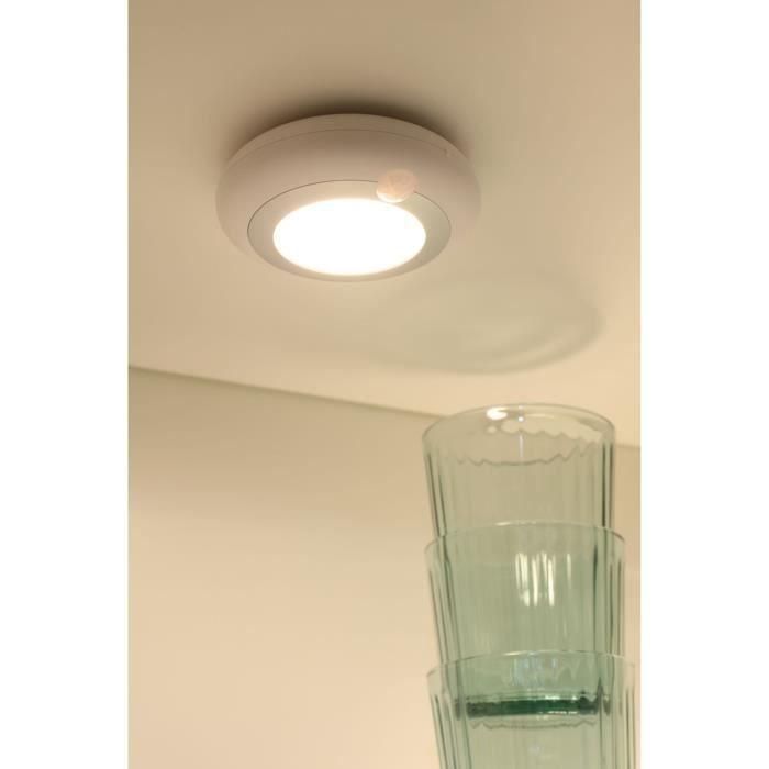 Pack de 2 luces LED para vestidor - GAO - 80 lúmenes, sensor PIR, pilas AAA 1 Pack de 2 luces LED para vestidor - GAO - 80 lúmenes, sensor PIR, pilas AAA 1