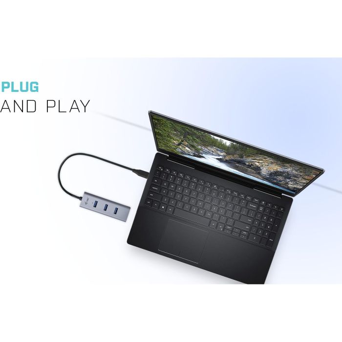 I-tec Hub USB-C con 4 Puertos USB 3.0 para Ordenador Portátil, Tablet y Teléfono Inteligente, Conexión Rápida de Datos y Carga 4