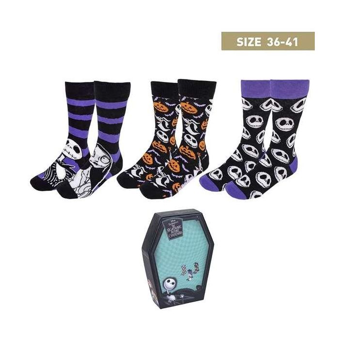 Calcetines pack 3 piezas nightmare before christmas ( talla 35-41) 1 Calcetines pack 3 piezas nightmare before christmas ( talla 35-41) 1