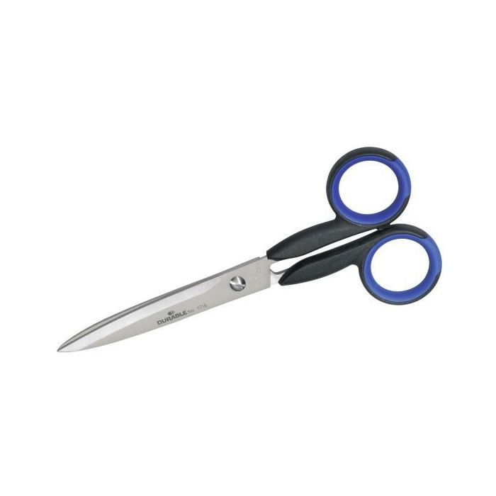 Durable 171601 Tijeras Universales Supercut 6"/15cm Corte Recto Acero Inoxidable Negro/Azul