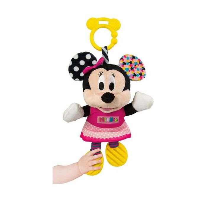 Clementoni Sonajero Minnie Peluche Texturas con Mordedor 18x28x11 cm 4