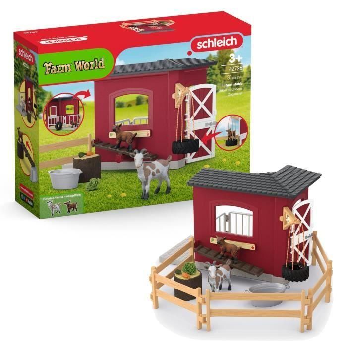 Schleich 42726 Figura de Mesa de Cabra Farm World 0 Schleich 42726 Figura de Mesa de Cabra Farm World 0