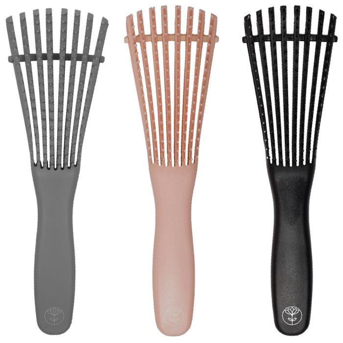 Cosmetic Club Cepillo Pelo Rizado Desenreda y Define Rizos - Colores Surtidos Rosa Palo, Gris, Negro - 7.5x24.5 cm 2 Cosmetic Club Cepillo Pelo Rizado Desenreda y Define Rizos - Colores Surtidos Rosa Palo, Gris, Negro - 7.5x24.5 cm 2