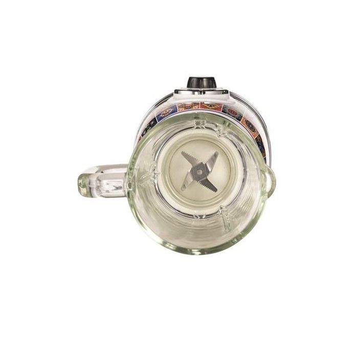 Ariete 583 POSITANO Batidora de Vaso con Vaso de Vidrio y 4 Cuchillas de Acero Inoxidable, 4 Velocidades, Diseño Vintage 1