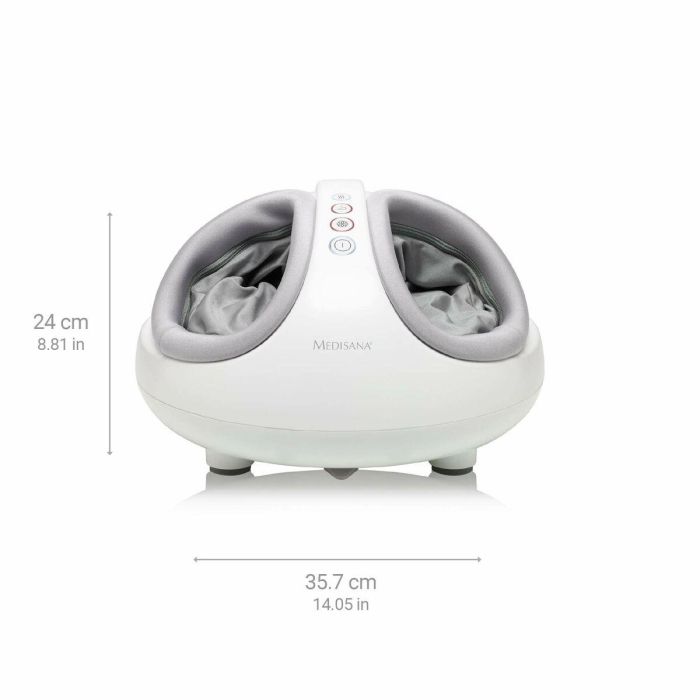 Medisana 88398 Masajeador de Pies FM 888 Shiatsu y Compresión para Plantas, Talones y Empeine, Reflexología Intensiva, Talla 46 2