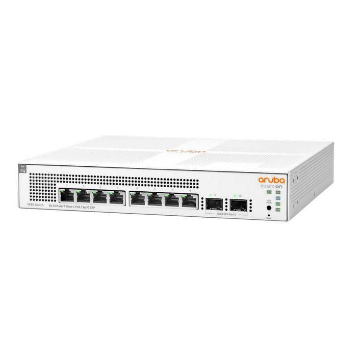 Hewlett Packard Enterprise Aruba Instant On 1930 8G Class4 PoE 2SFP 124W Switch 1 Hewlett Packard Enterprise Aruba Instant On 1930 8G Class4 PoE 2SFP 124W Switch 1