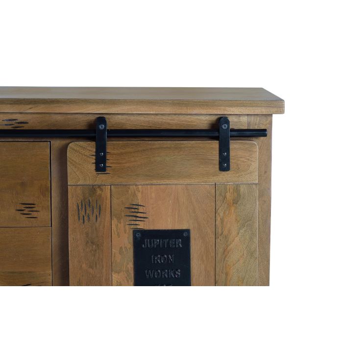 Giner y Colomer Aparador de Madera de Mango y Metal, 80 x 190 x 45 cm, Industrial, Natural 3