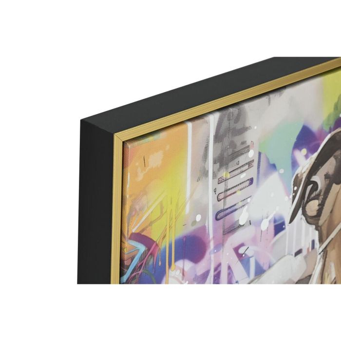 DKD Home Decor Cuadro Decorativo Moderno Perro Urban Multicolor Lienzo y PS 82.5x82.5 cm Pack de 2 Unidades 3 DKD Home Decor Cuadro Decorativo Moderno Perro Urban Multicolor Lienzo y PS 82.5x82.5 cm Pack de 2 Unidades 3