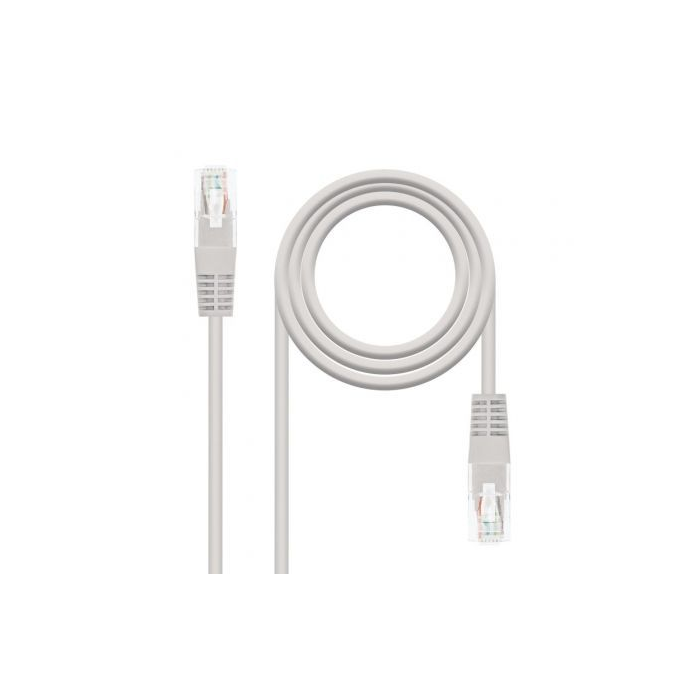 NANOCABLE Cable de red latiguillo RJ45 Cat.6 UTP AWG24, Gris, 3.0m 1 NANOCABLE Cable de red latiguillo RJ45 Cat.6 UTP AWG24, Gris, 3.0m 1