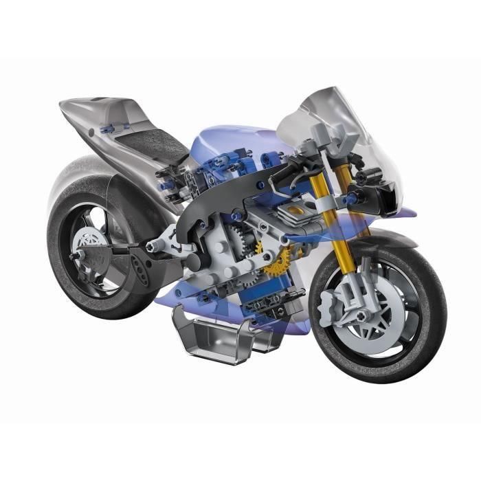 Clementoni - Set de construcción Yamaha M1 - Aplicación disponible - Hecho en Italia 4