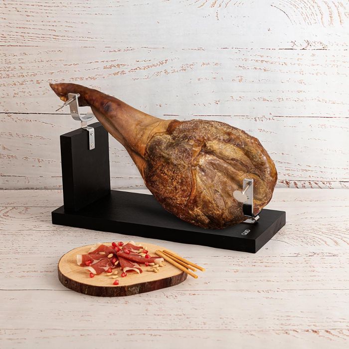 Jamonero Madera Ebano Quid 46x18x25 cm 1 Jamonero Madera Ebano Quid 46x18x25 cm 1