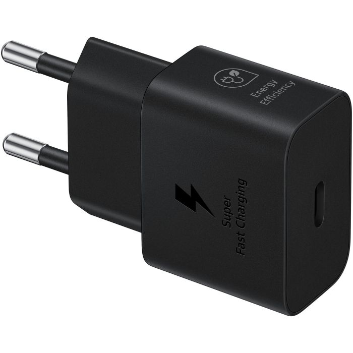 Samsung EP-2510XBEGEU Adaptador de Corriente 25W Super Fast Charging USB Tipo C 1 Puerto para Smartphone Negro 9 Samsung EP-2510XBEGEU Adaptador de Corriente 25W Super Fast Charging USB Tipo C 1 Puerto para Smartphone Negro 9